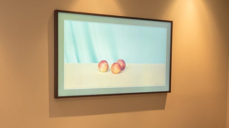 Samsung Frame TV Peaches