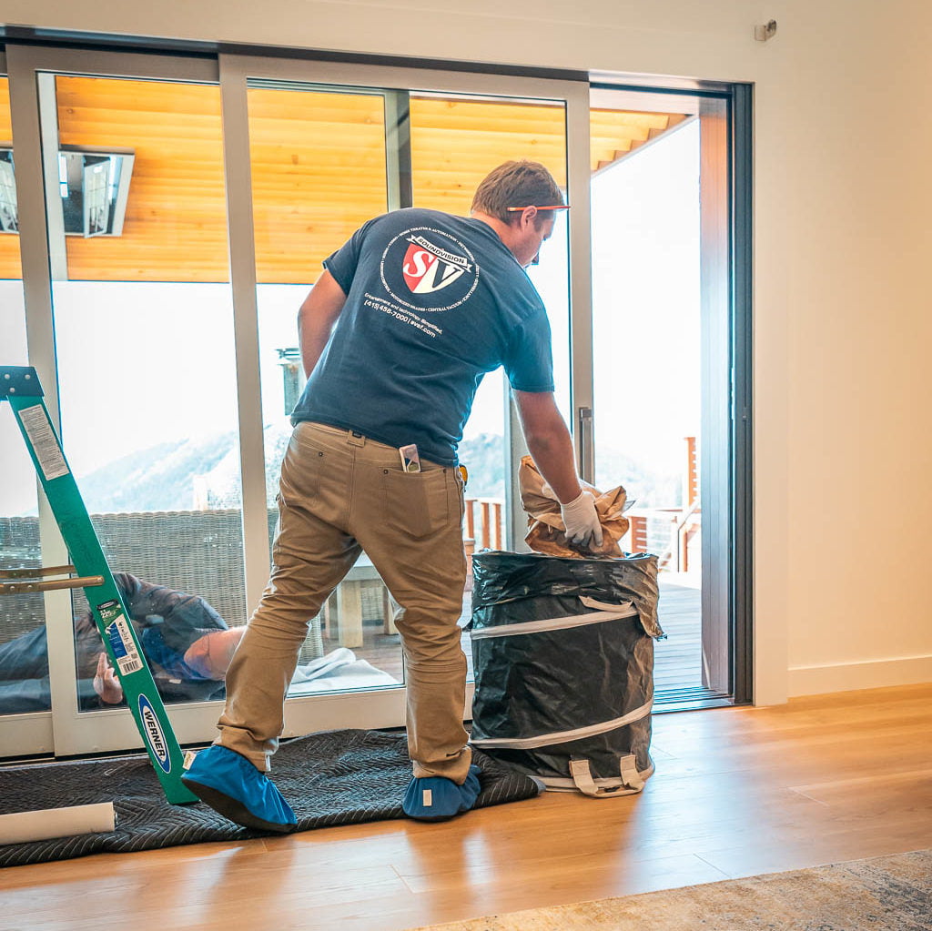 SoundVision Technician Taking Out The Trash – SoundVision